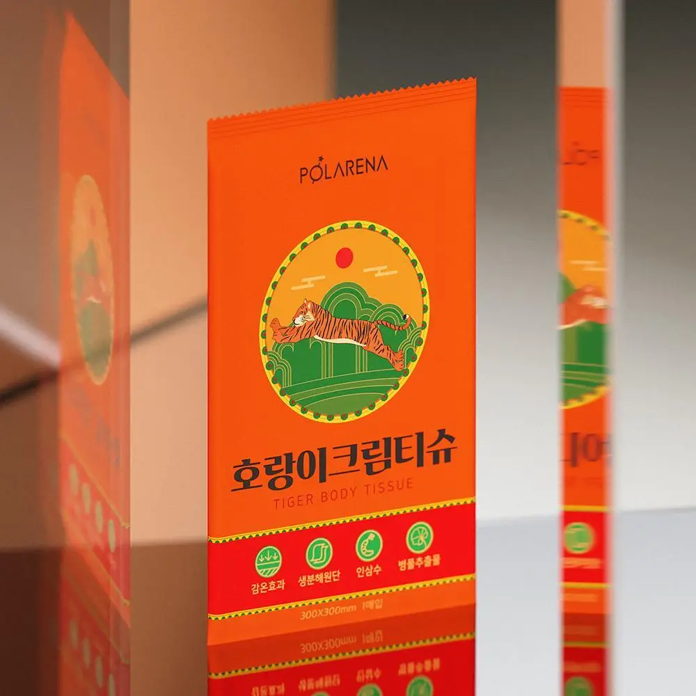 [냉온사우나] 폴라레나 호랑이크림티슈 5매입 상세페이지 73